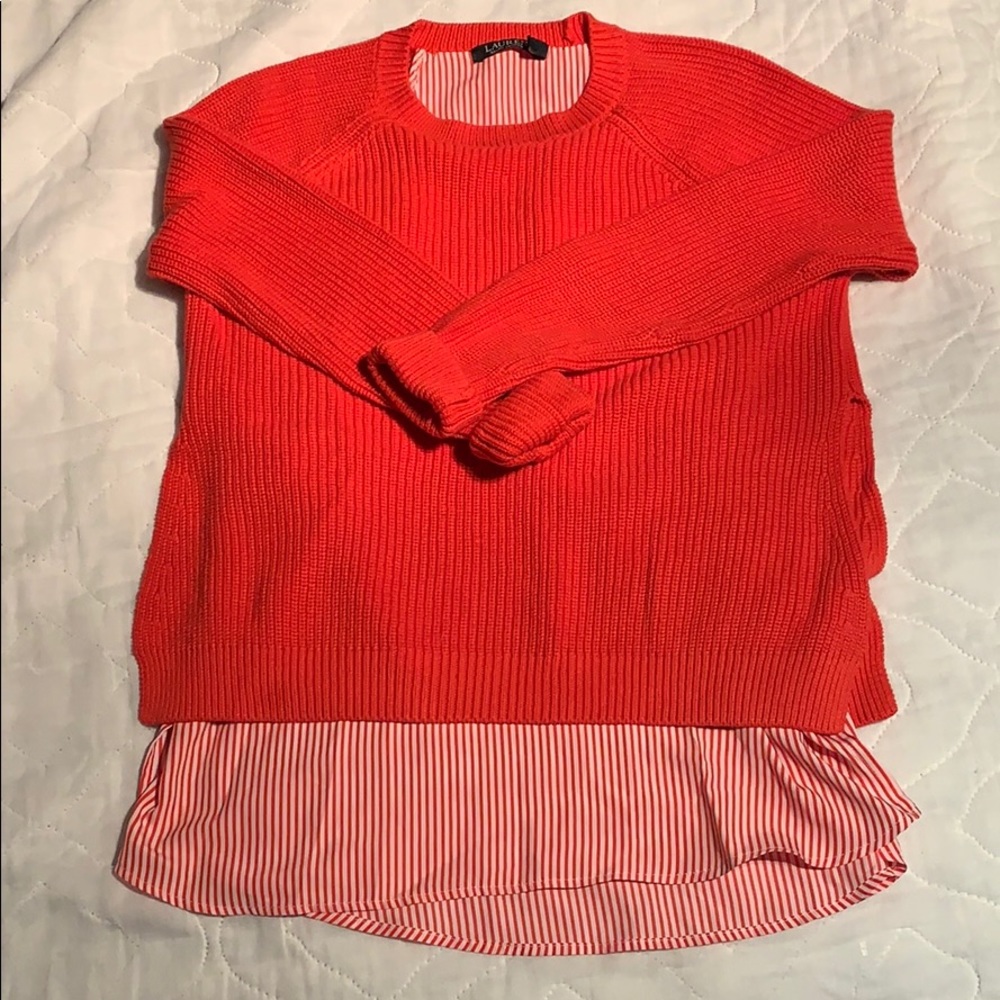Coral Ralph Lauren sweater